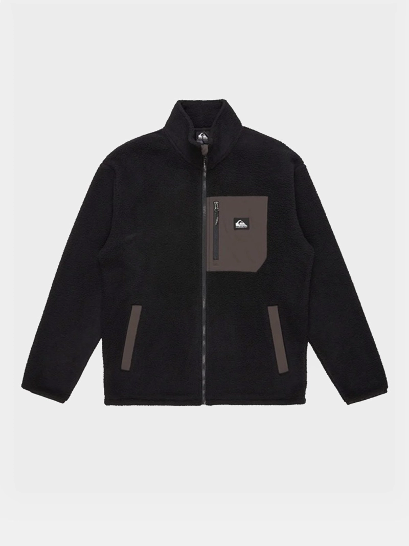 POLERA HOMBRE QUIKSILVER NEGRO CLEAN COAST FZ - 5