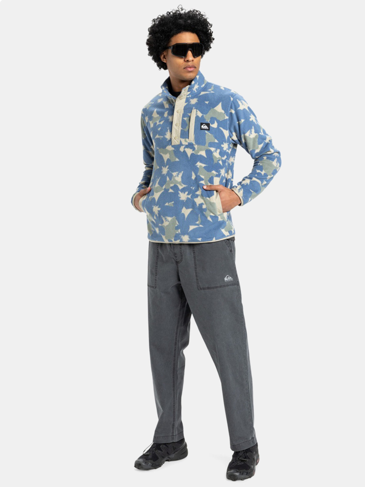 POLERA MANGA LARGA HOMBRE QUIKSILVER NO DESTINATION 2 HALF SNAP 2.0 - 6