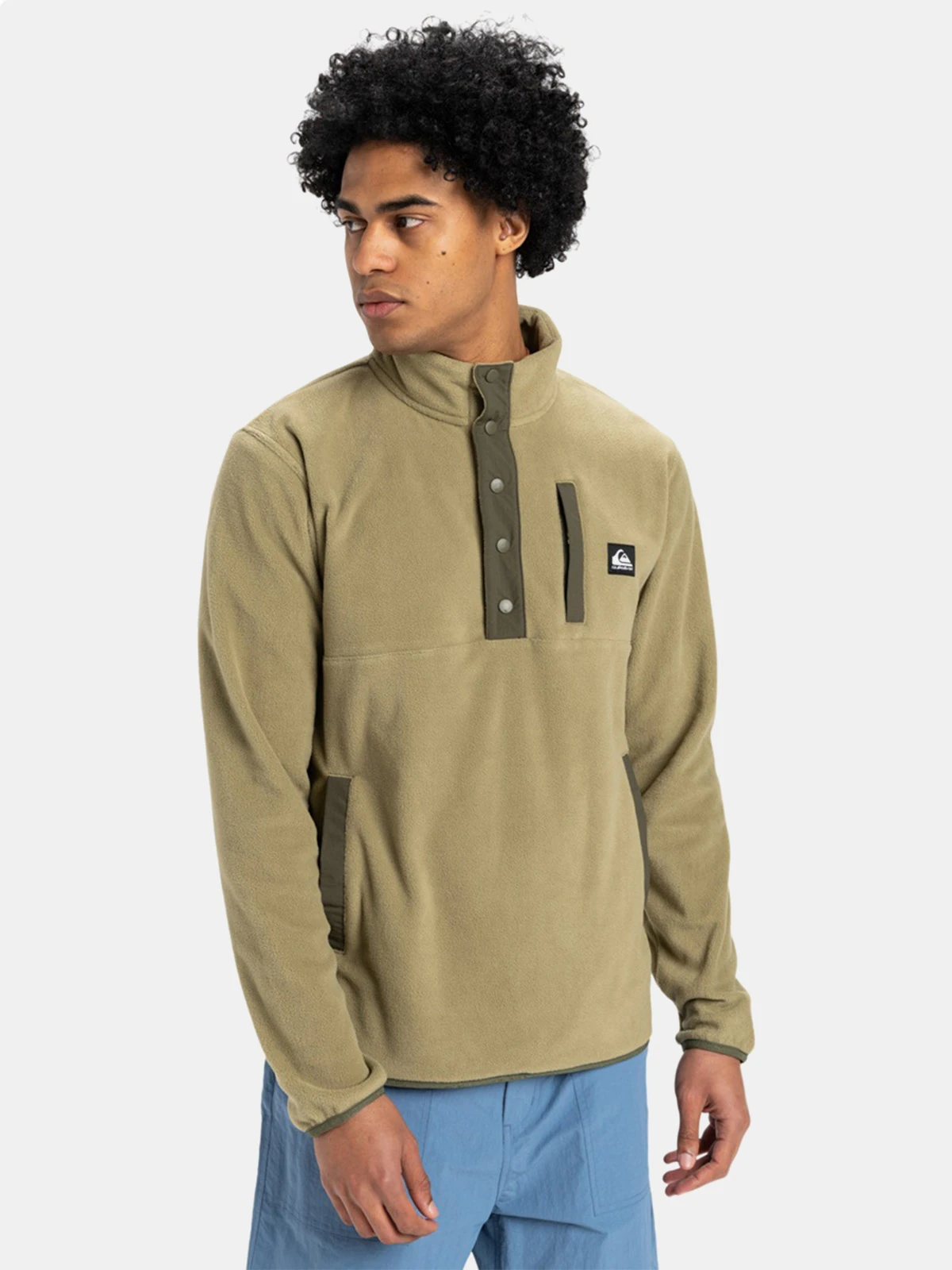 POLERA MANGA LARGA HOMBRE QUIKSILVER NO DESTINATION 2 HALF SNAP 2.0 - 1