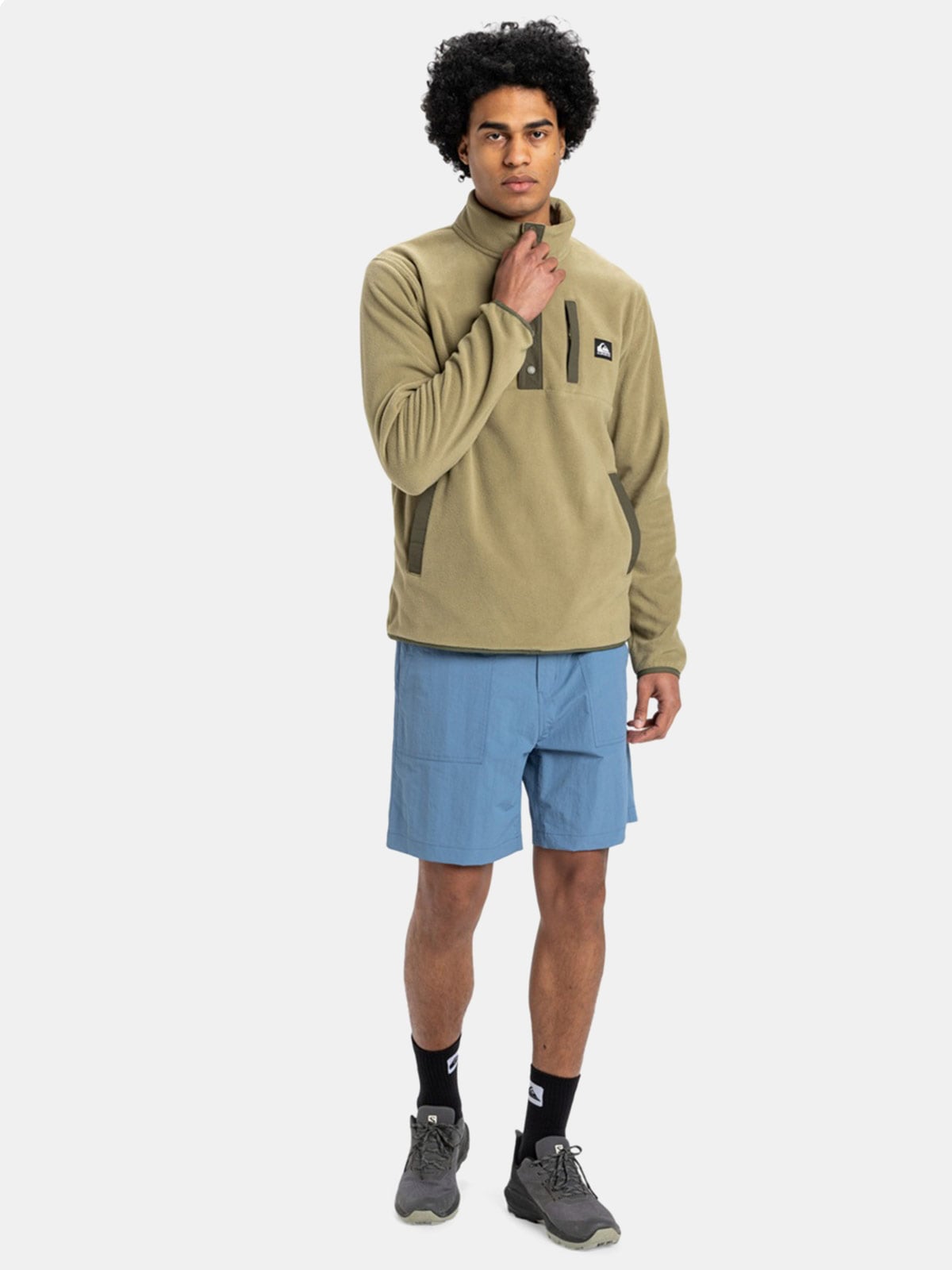 POLERA MANGA LARGA HOMBRE QUIKSILVER NO DESTINATION 2 HALF SNAP 2.0 - 6
