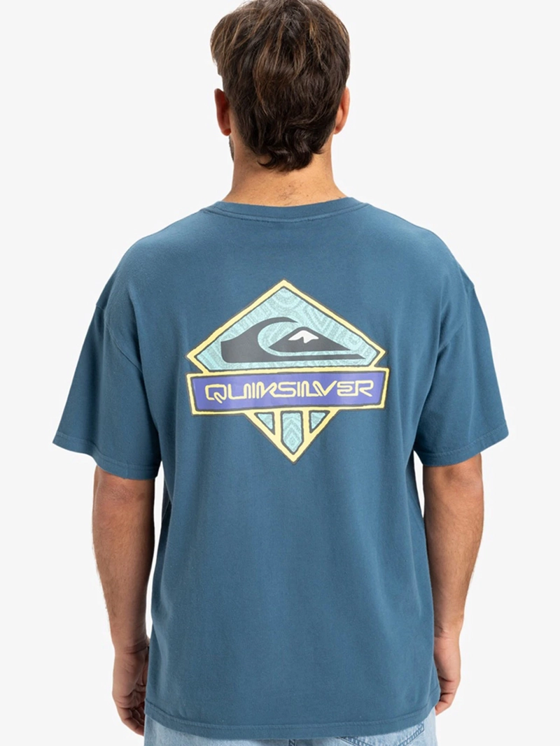 POLO MANGA CORTA ALGODÓN HOMBRE QUIKSILVER AZUL GH QS CRYSTAL JET SS - 2