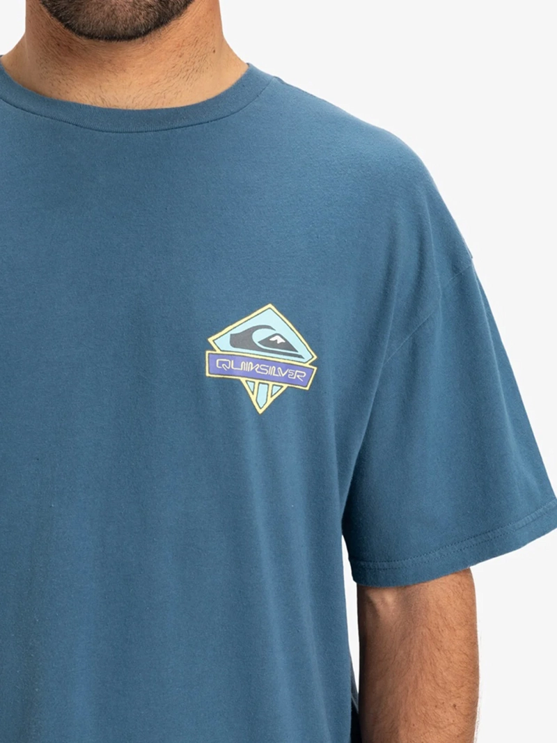 POLO MANGA CORTA ALGODÓN HOMBRE QUIKSILVER AZUL GH QS CRYSTAL JET SS - 3