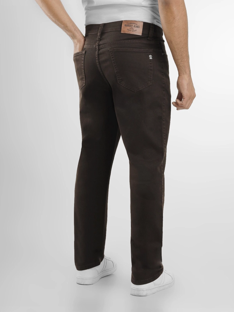 PANTALÓN REGULAR HOMBRE KANSAS MARRÓN K02462 - 2
