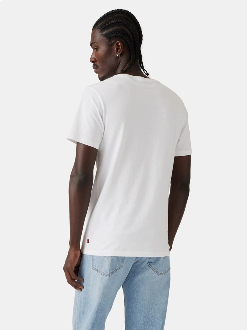 POLO MANGA CORTA ALGODÓN HOMBRE LEVI'S BLANCO GRAPHIC CREWNECK TEE - 2