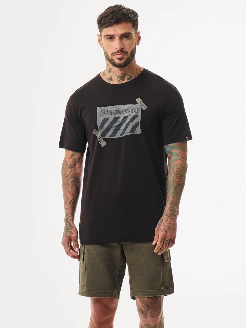 POLO MANGA CORTA HOMBRE BLACKOUT BASICO - 1