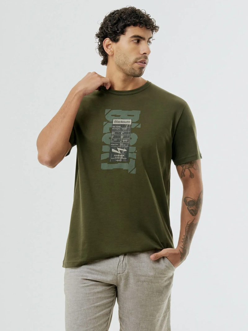 POLO MANGA CORTA HOMBRE BLACKOUT BASICO - 1