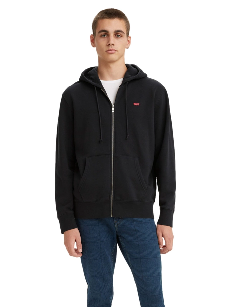 POLERA MANGA LARGA HOMBRE LEVI'S NEGRO CORE NG ZIP UP - 1
