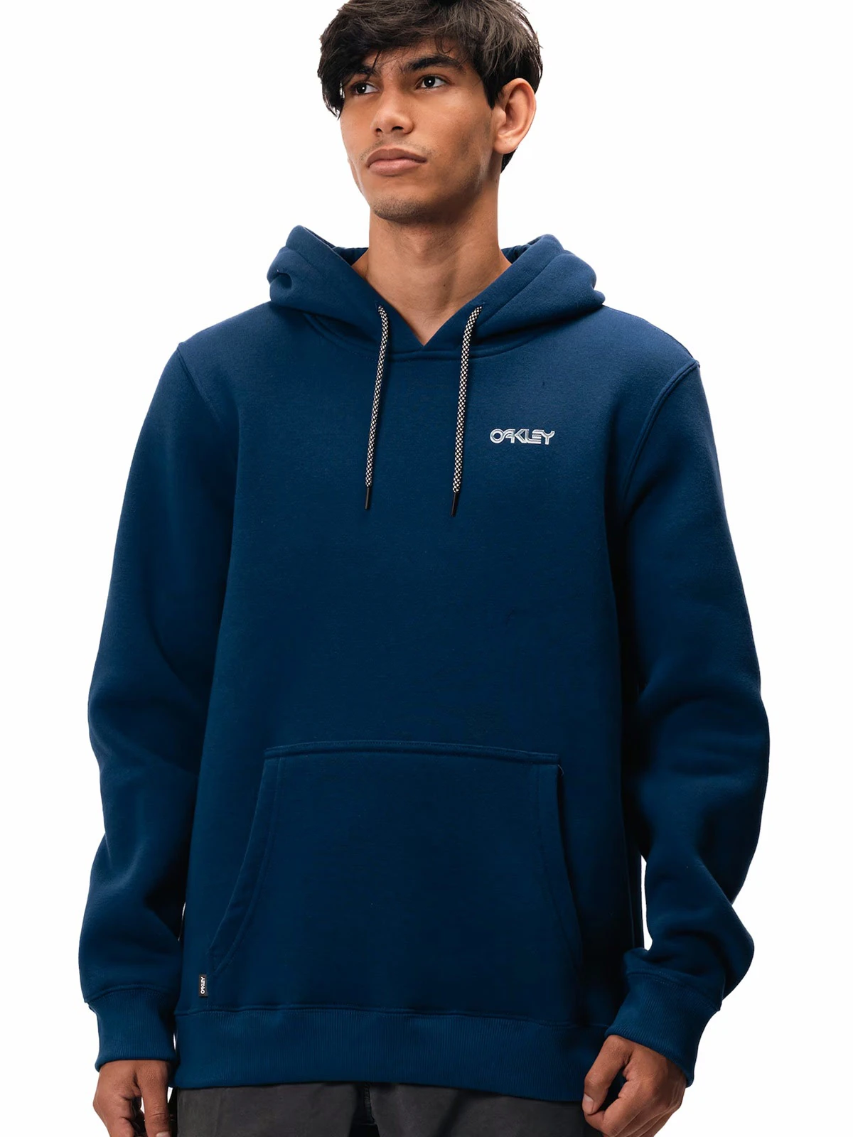 POLERA HOMBRE OAKLEY AZUL B1B CHROMED HOODIE - 1