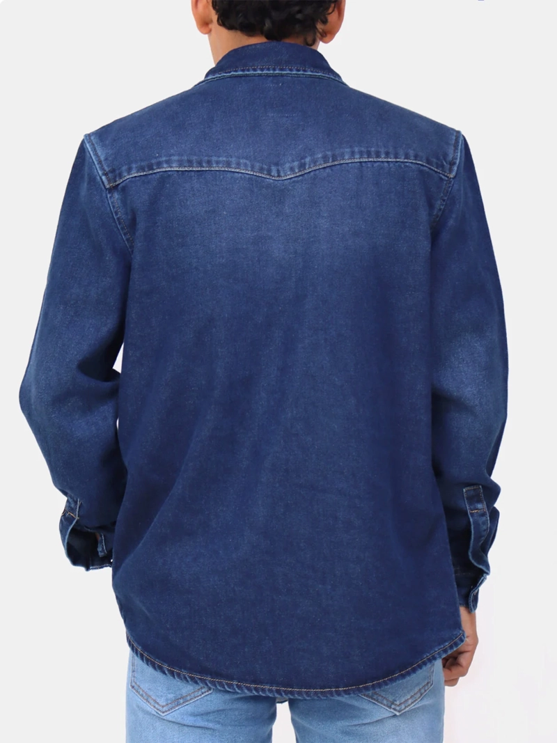 SOBRE CAMISA ALGODÓN HOMBRE KAYRA MAN DENIM - 2