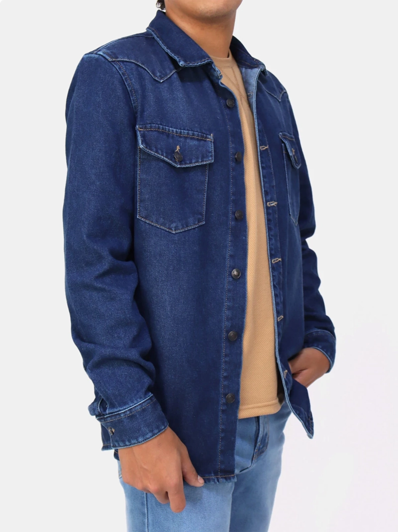 SOBRE CAMISA ALGODÓN HOMBRE KAYRA MAN DENIM - 3