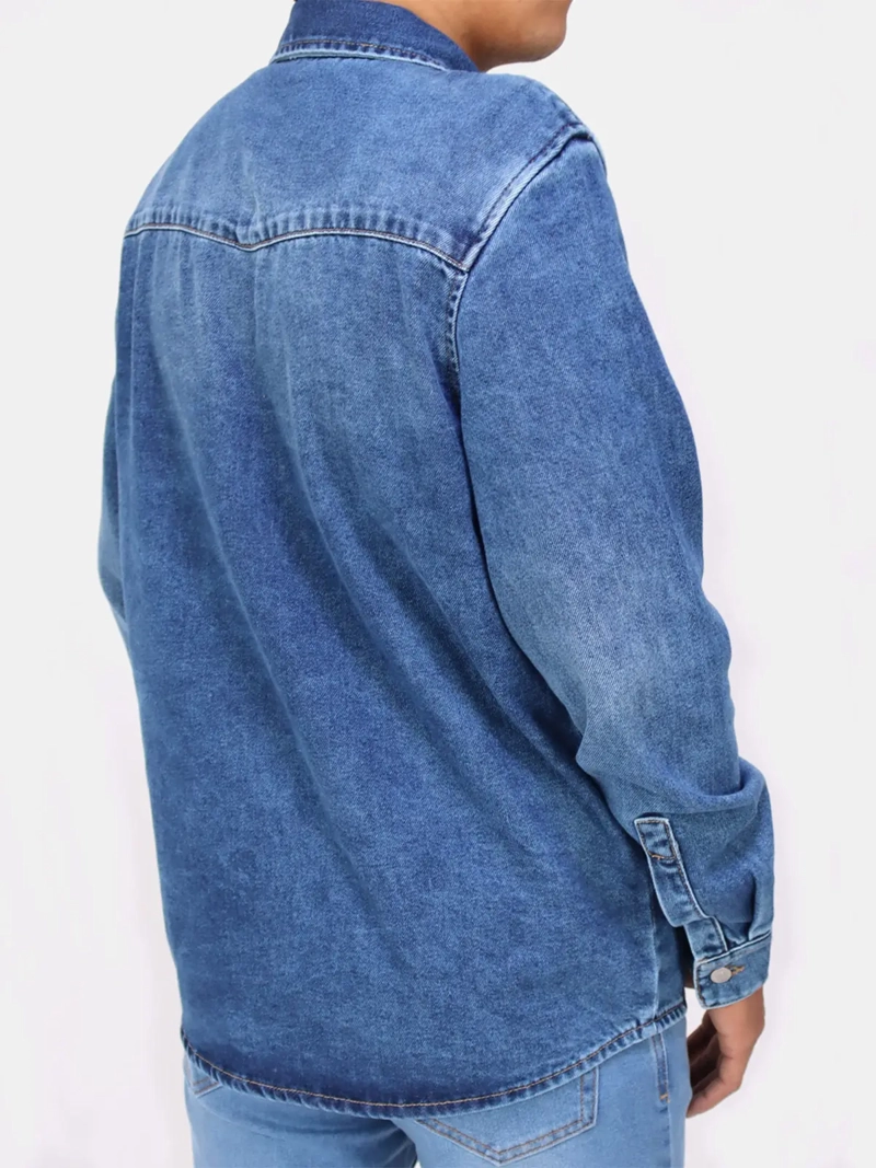 SOBRE CAMISA ALGODÓN HOMBRE KAYRA MAN DENIM - 2