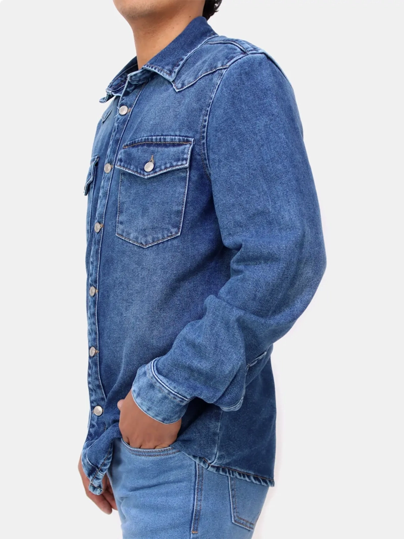 SOBRE CAMISA ALGODÓN HOMBRE KAYRA MAN DENIM - 3