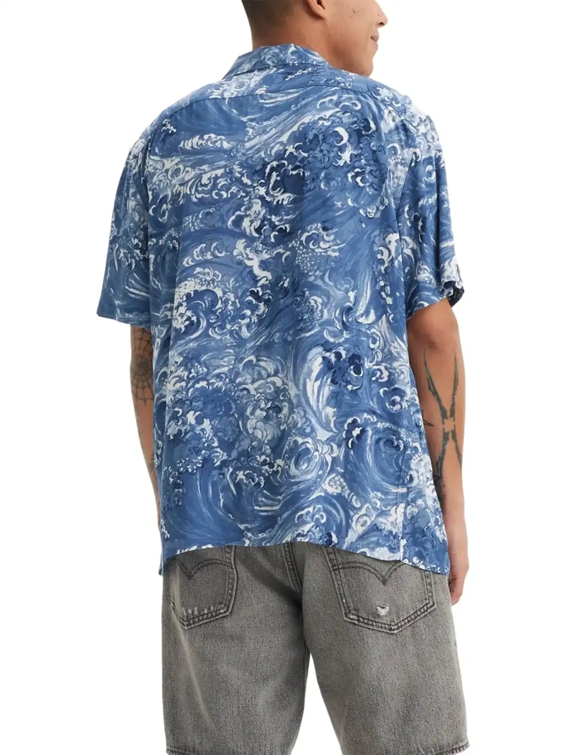 CAMISA MANGA CORTA HOMBRE LEVI'S AZUL CLASSIC CAMPER - 2