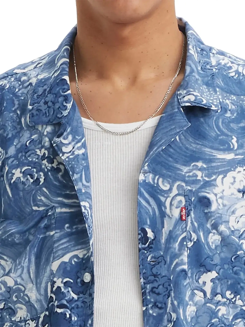 CAMISA MANGA CORTA HOMBRE LEVI'S AZUL CLASSIC CAMPER - 3