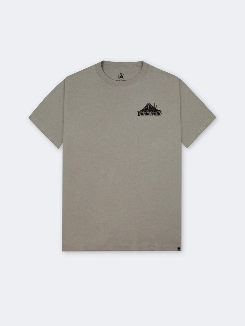 POLO MANGA CORTA ALGODÓN HOMBRE DUNKELVOLK ANDES TRIP GRIS - 1