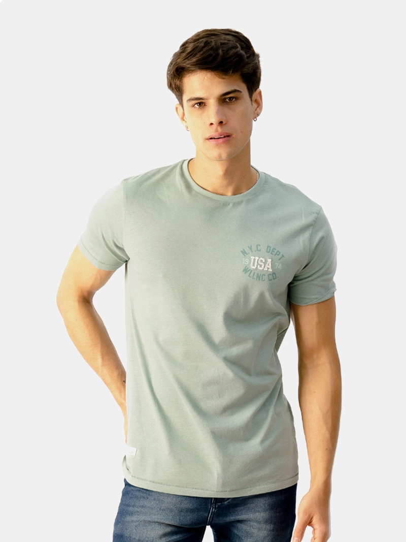 POLO MANGA CORTA ALGODÓN HOMBRE WOALLANCE MIAMI H25 - 1