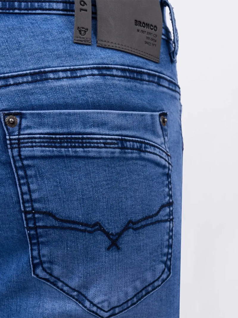 JEANS ALGODÓN PITILLO HOMBRE BRONCO F-LUTHOR - 3