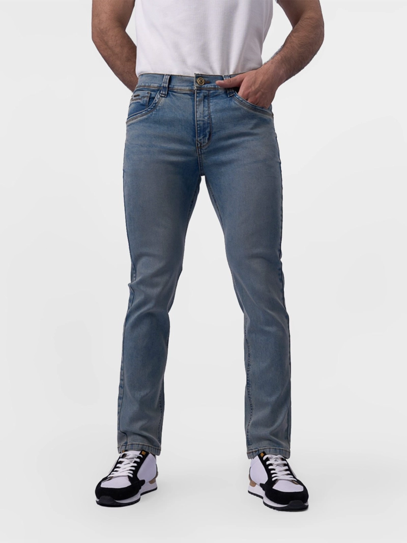 JEANS ALGODÓN PITILLO HOMBRE BRONCO  F-SPIRIT - 1