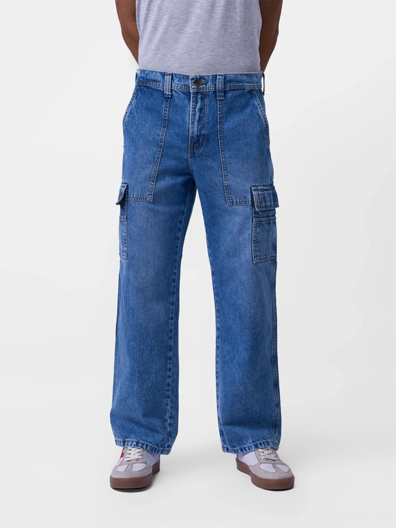 JEANS ALGODÓN WIDE LEG HOMBRE BRONCO BRUNAM - 1