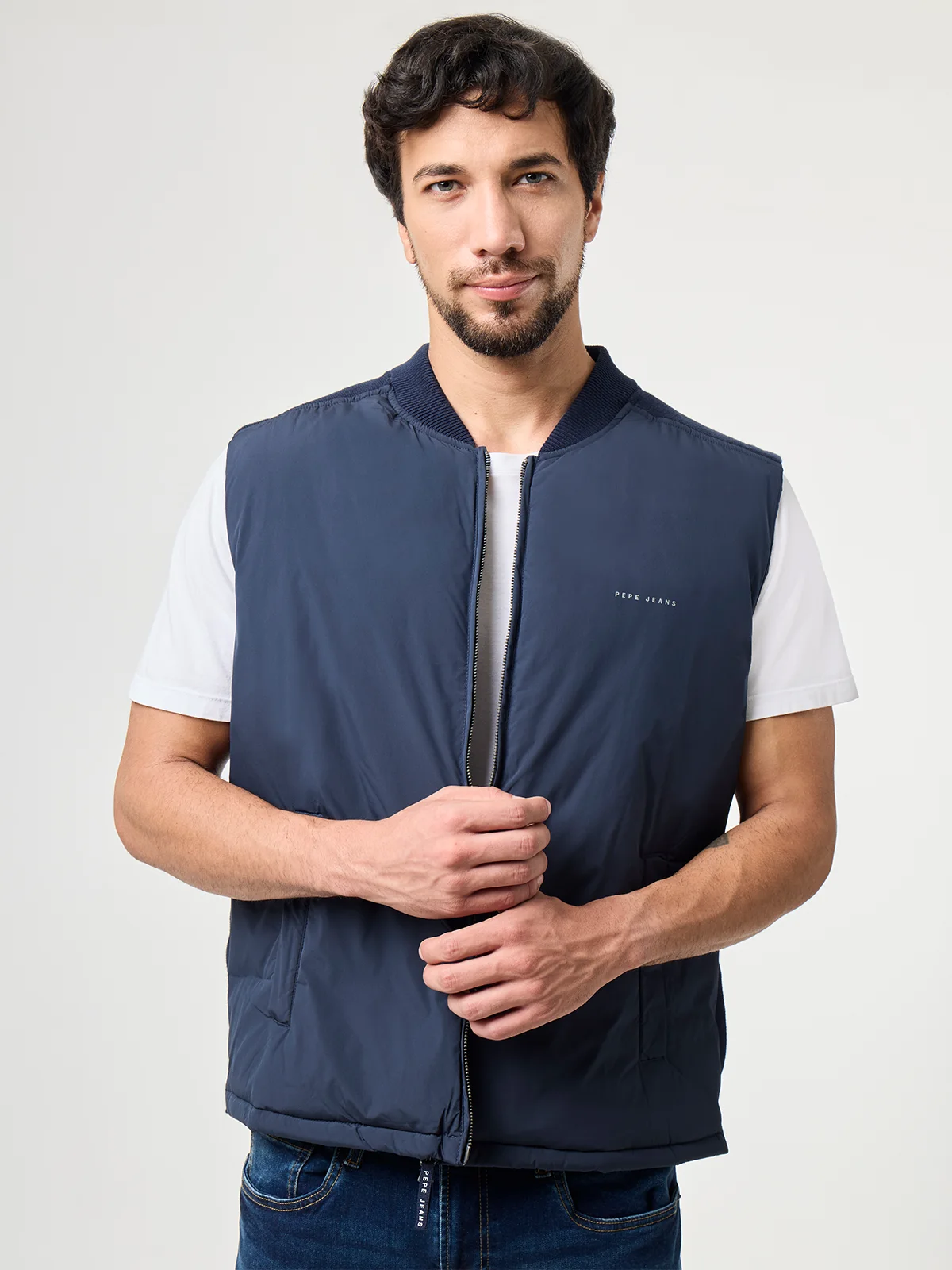CASACA HOMBRE PEPE JEANS GILET PIERCE - 1