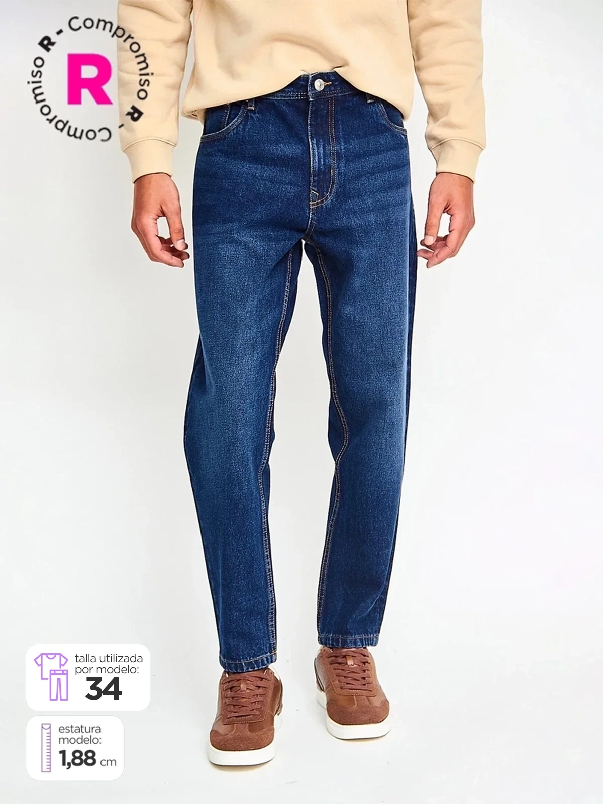 JEANS HOMBRE INDEX STAN - 1