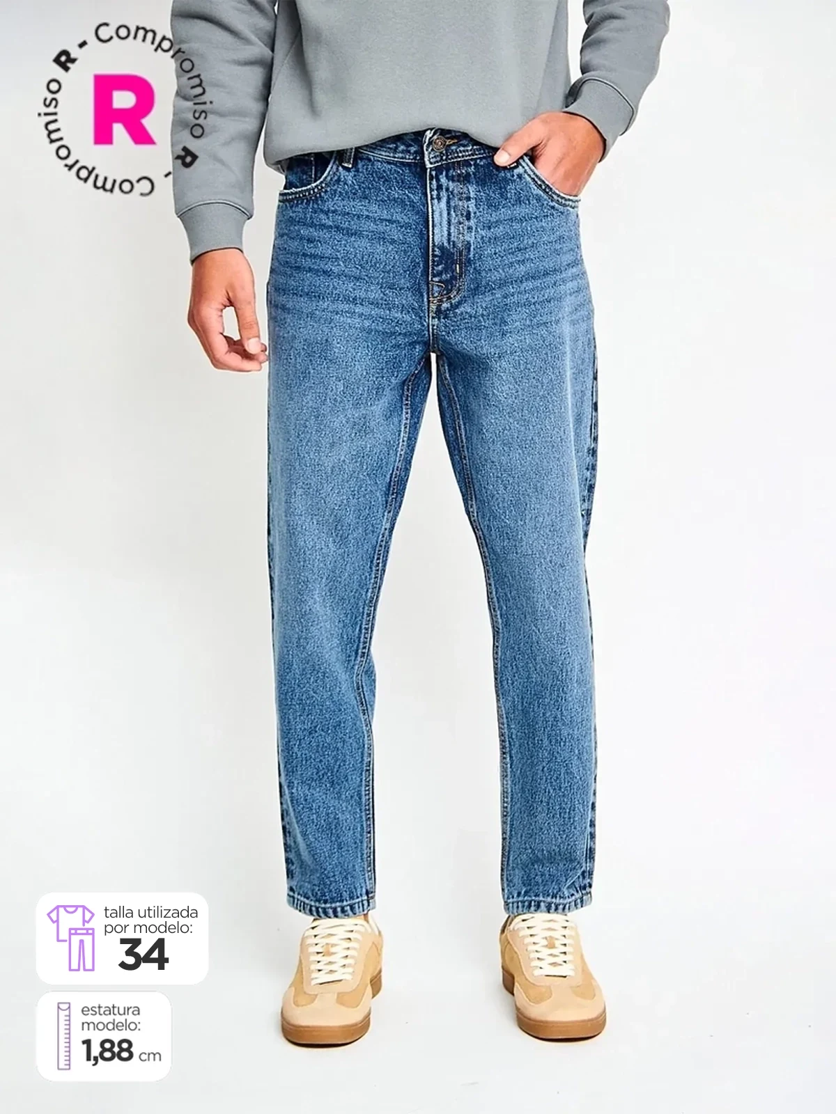 JEANS HOMBRE INDEX STAN - 1