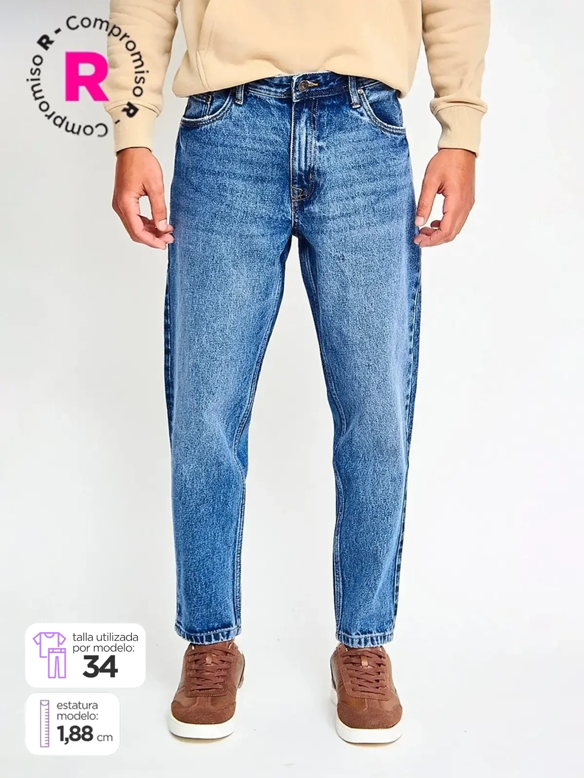 JEANS HOMBRE INDEX STAN - 1