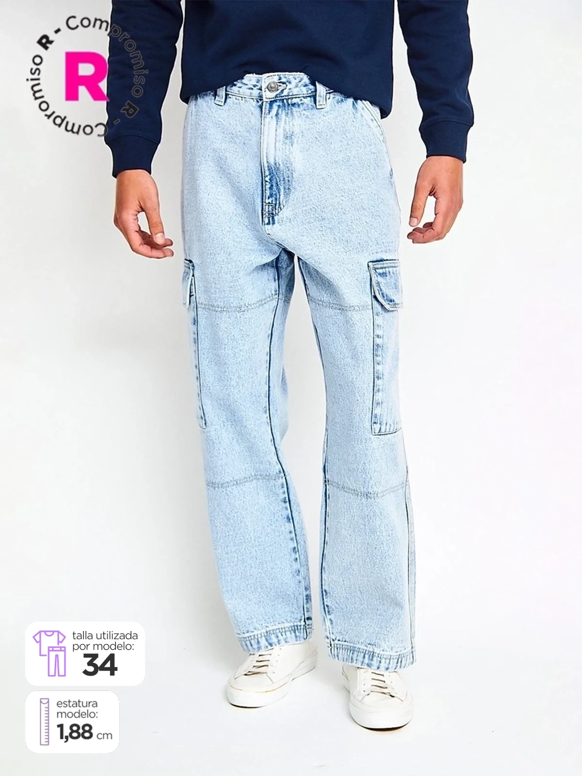 JEANS ALGODÓN HOMBRE INDEX BARGO - 1