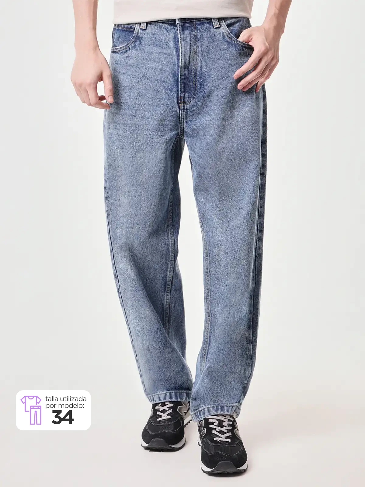JEANS ALGODÓN HOMBRE INDEX DAGGY - 1