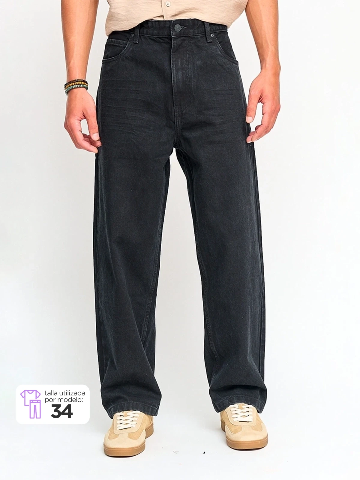 JEANS ALGODÓN HOMBRE INDEX DAGGY - 1