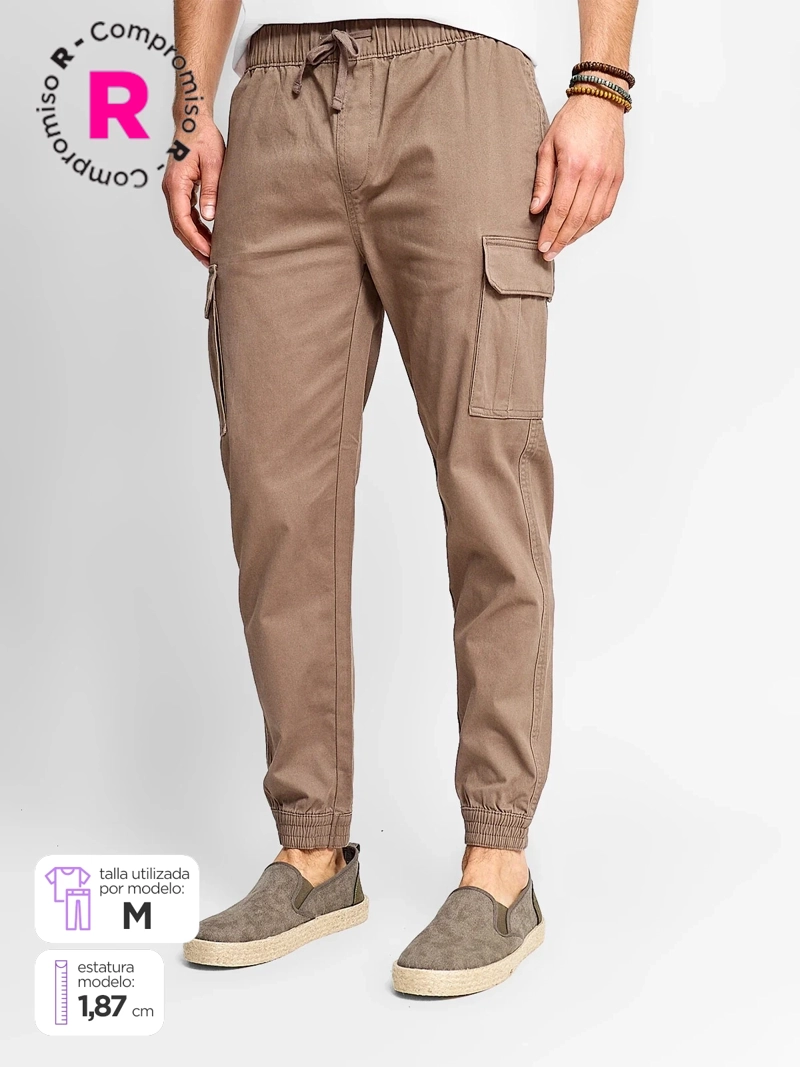 PANTALÓN HOMBRE ROBERT LEWIS JOGGER CARGO - 1