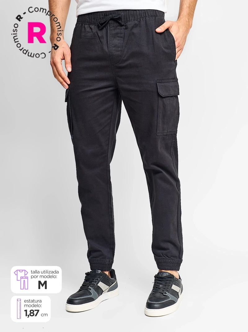 PANTALÓN HOMBRE ROBERT LEWIS JOGGER CARGO - 1