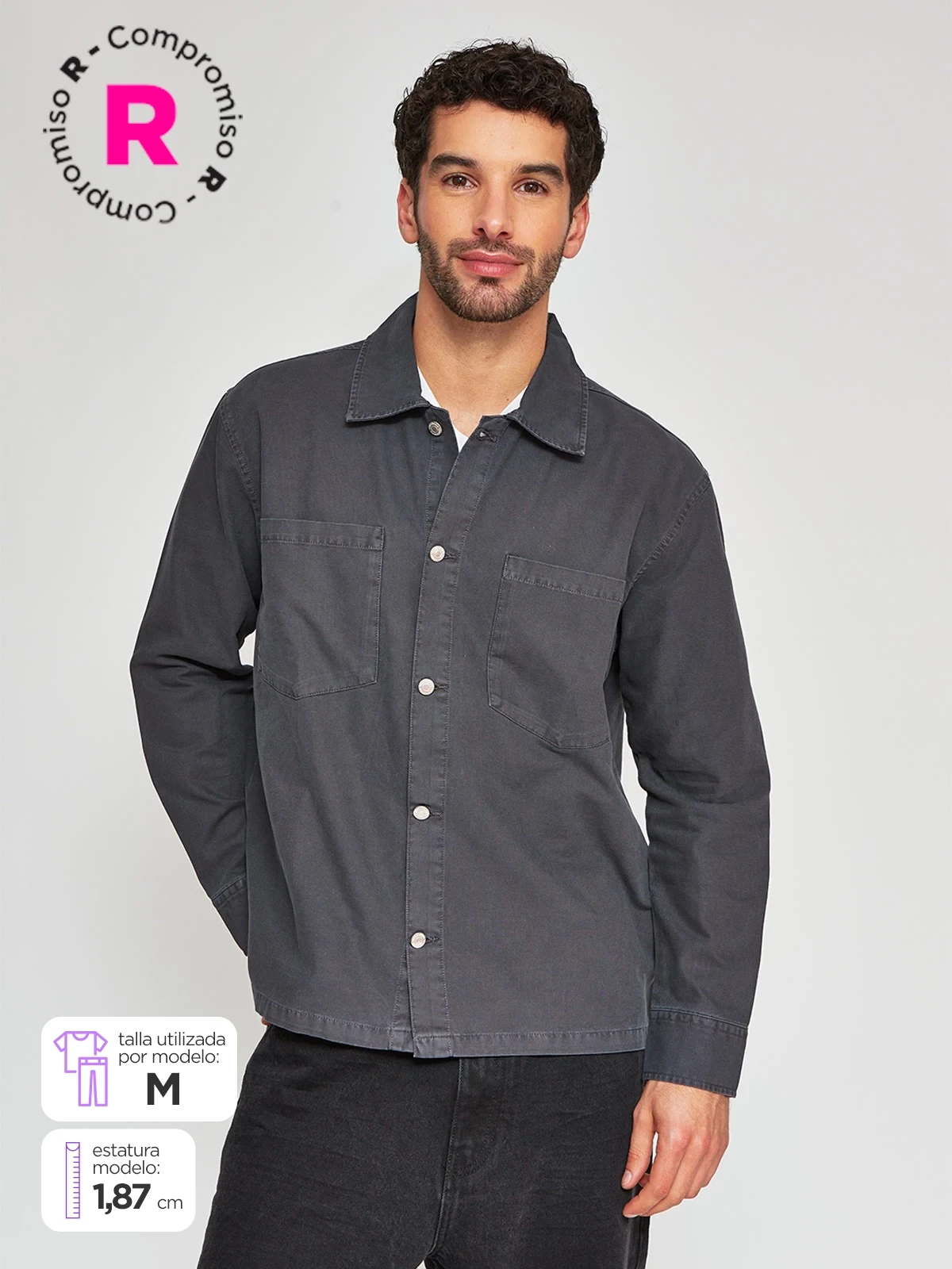 CAMISA MANGA LARGA HOMBRE INDEX - 1