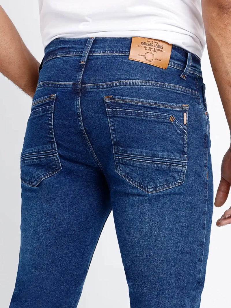 JEANS ALGODÓN SLIM KANSAS HOMBRE - 4