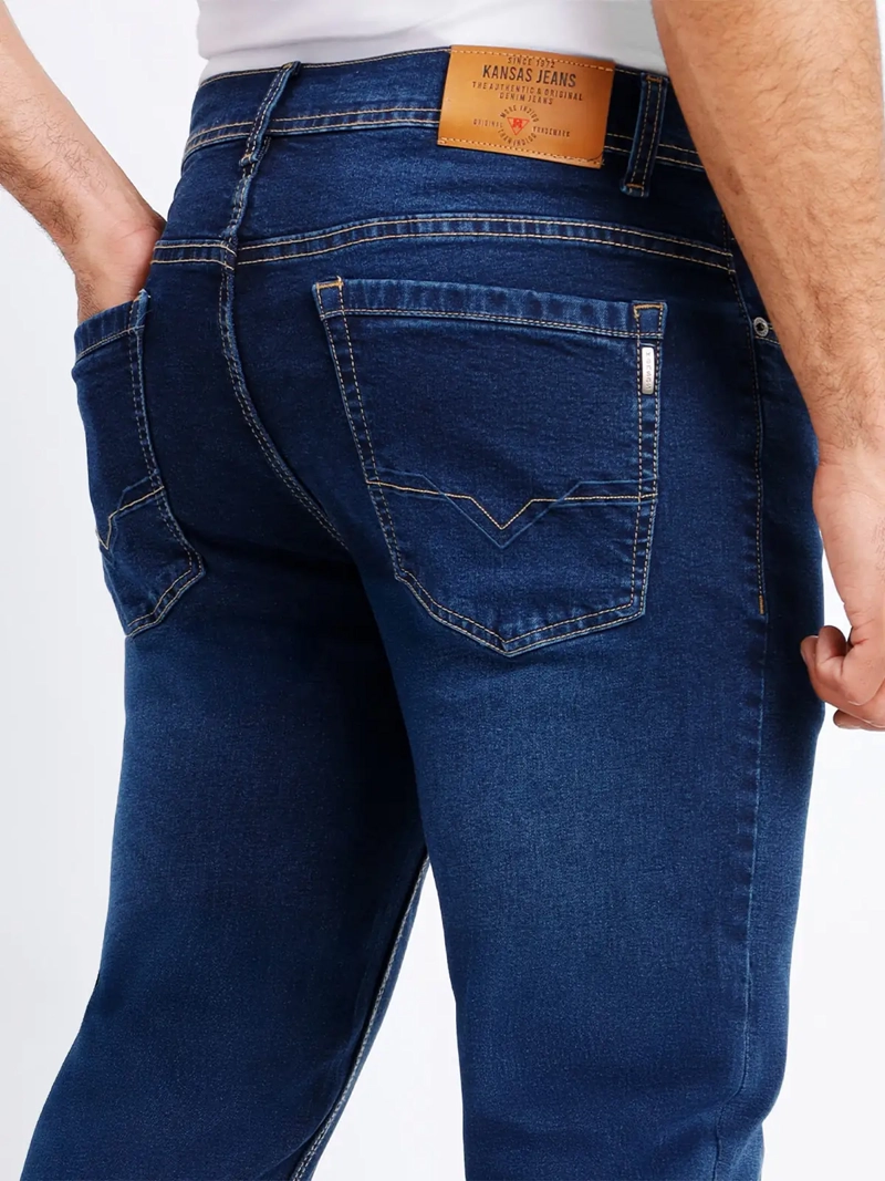 JEANS ALGODÓN SLIM KANSAS HOMBRE - 4