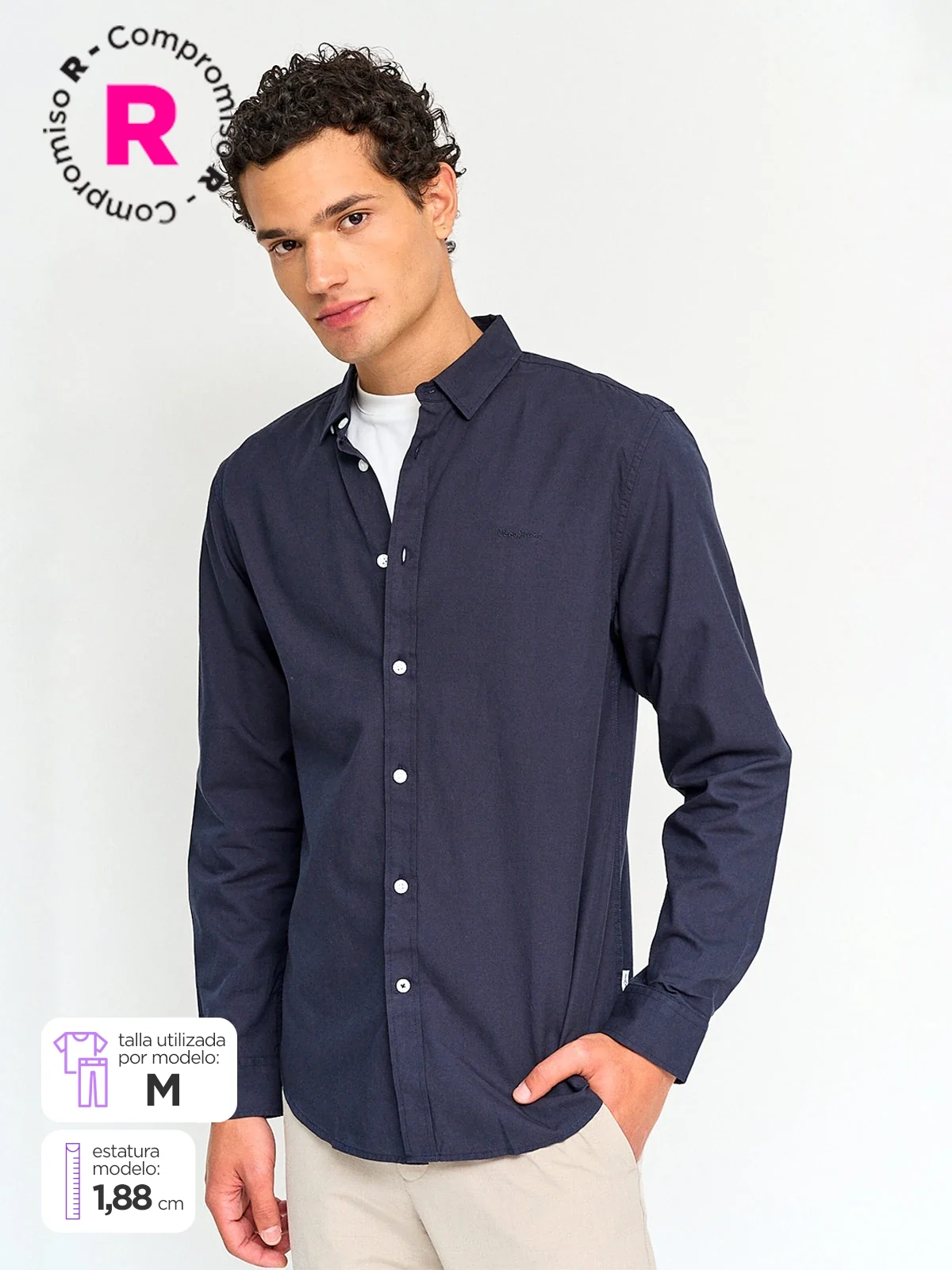 CAMISA MANGA LARGA HOMBRE PEPE JEANS - 1