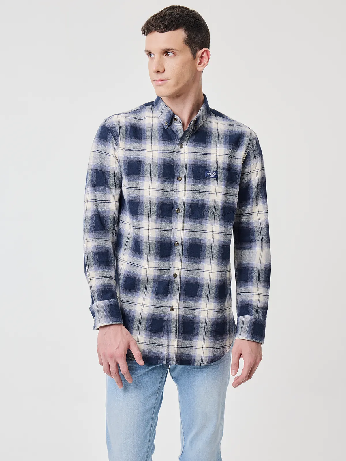 CAMISA MANGA LARGA HOMBRE ROBERT LEWIS - 1