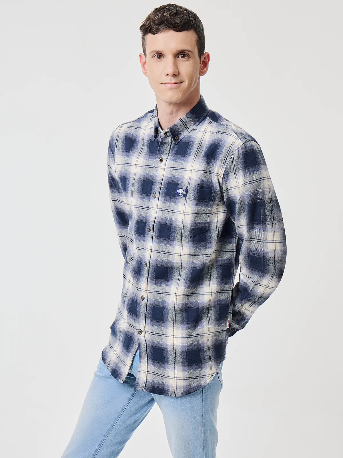 CAMISA MANGA LARGA HOMBRE ROBERT LEWIS - 3