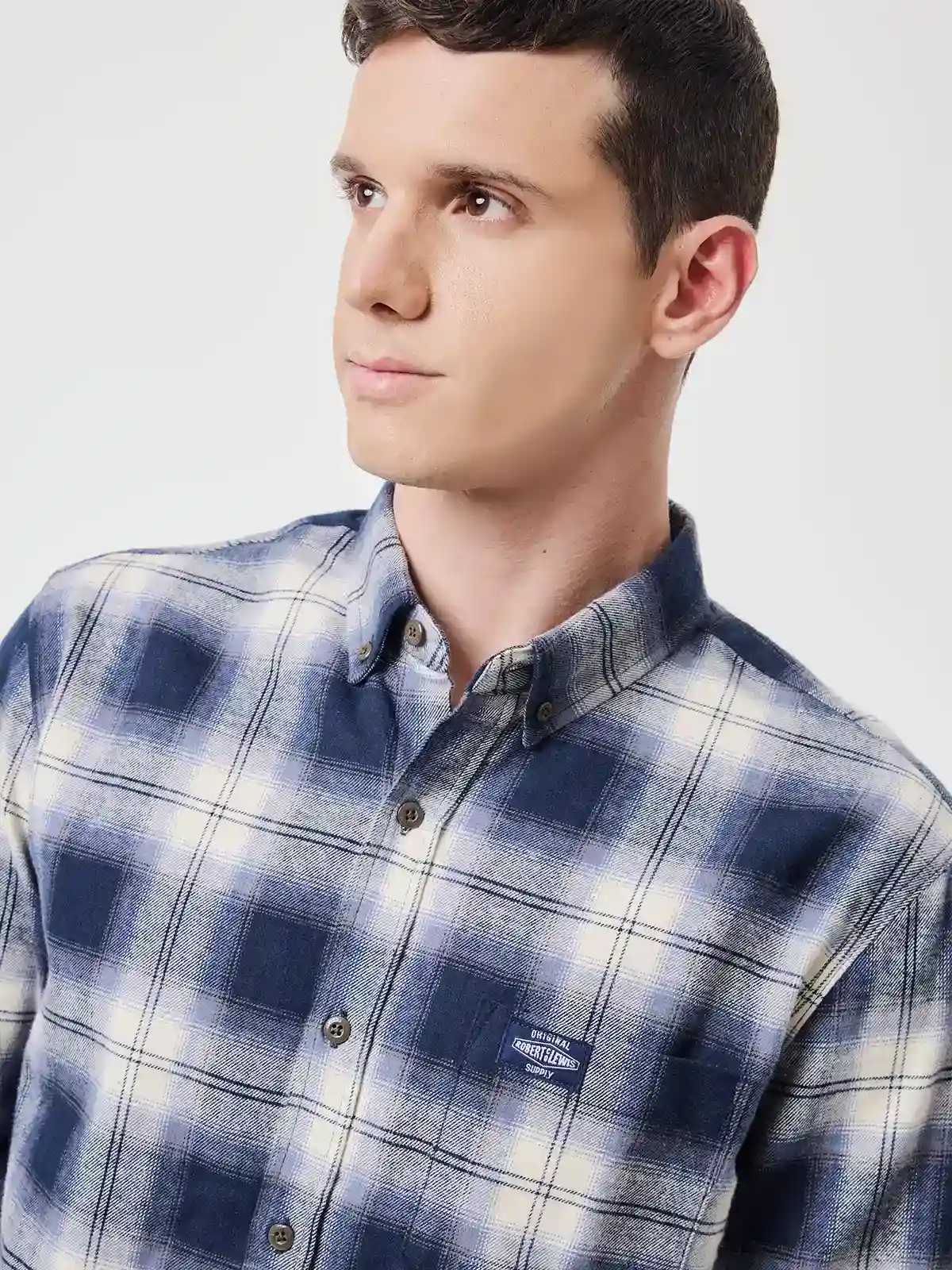 CAMISA MANGA LARGA HOMBRE ROBERT LEWIS - 4