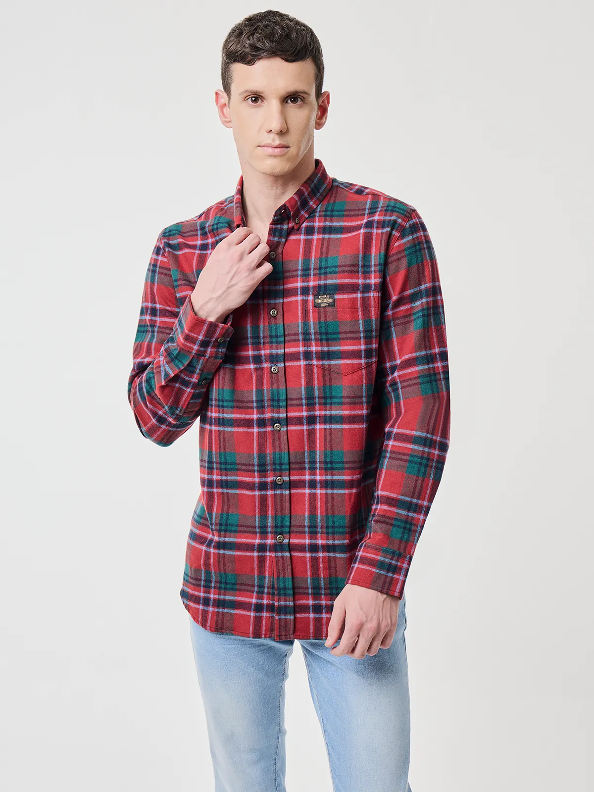 CAMISA MANGA LARGA HOMBRE ROBERT LEWIS - 1