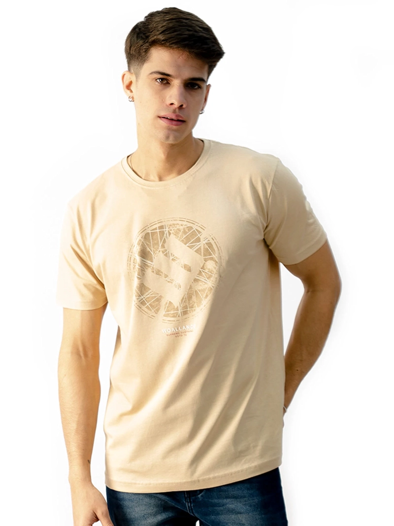 POLO MANGA CORTA ALGODÓN HOMBRE WOALLANCE CLASICO 019 - 1