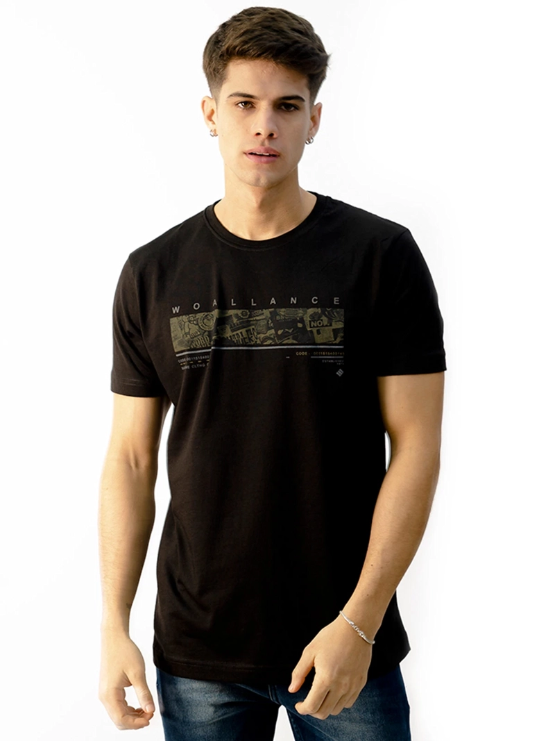 POLO MANGA CORTA ALGODÓN HOMBRE WOALLANCE CLASICO 027 - 1