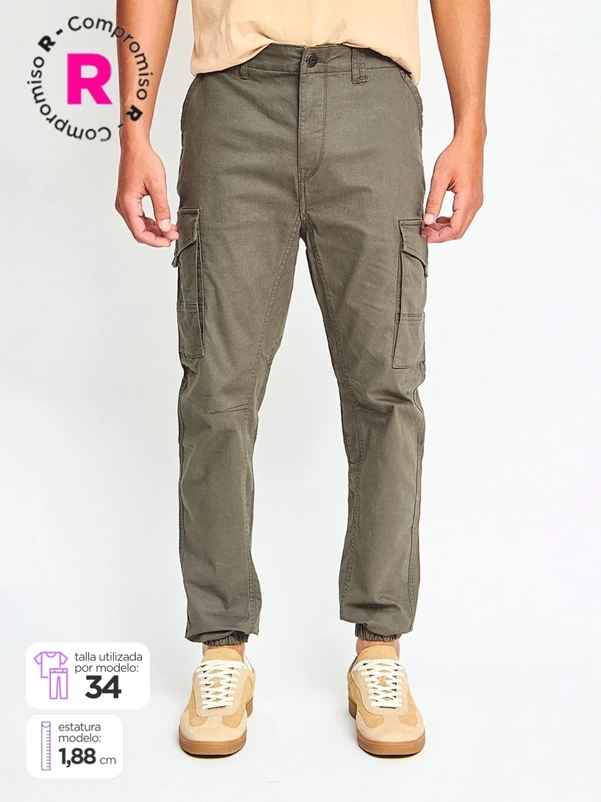 PANTALÓN JOGGER HOMBRE BARBADOS CHINO - 1