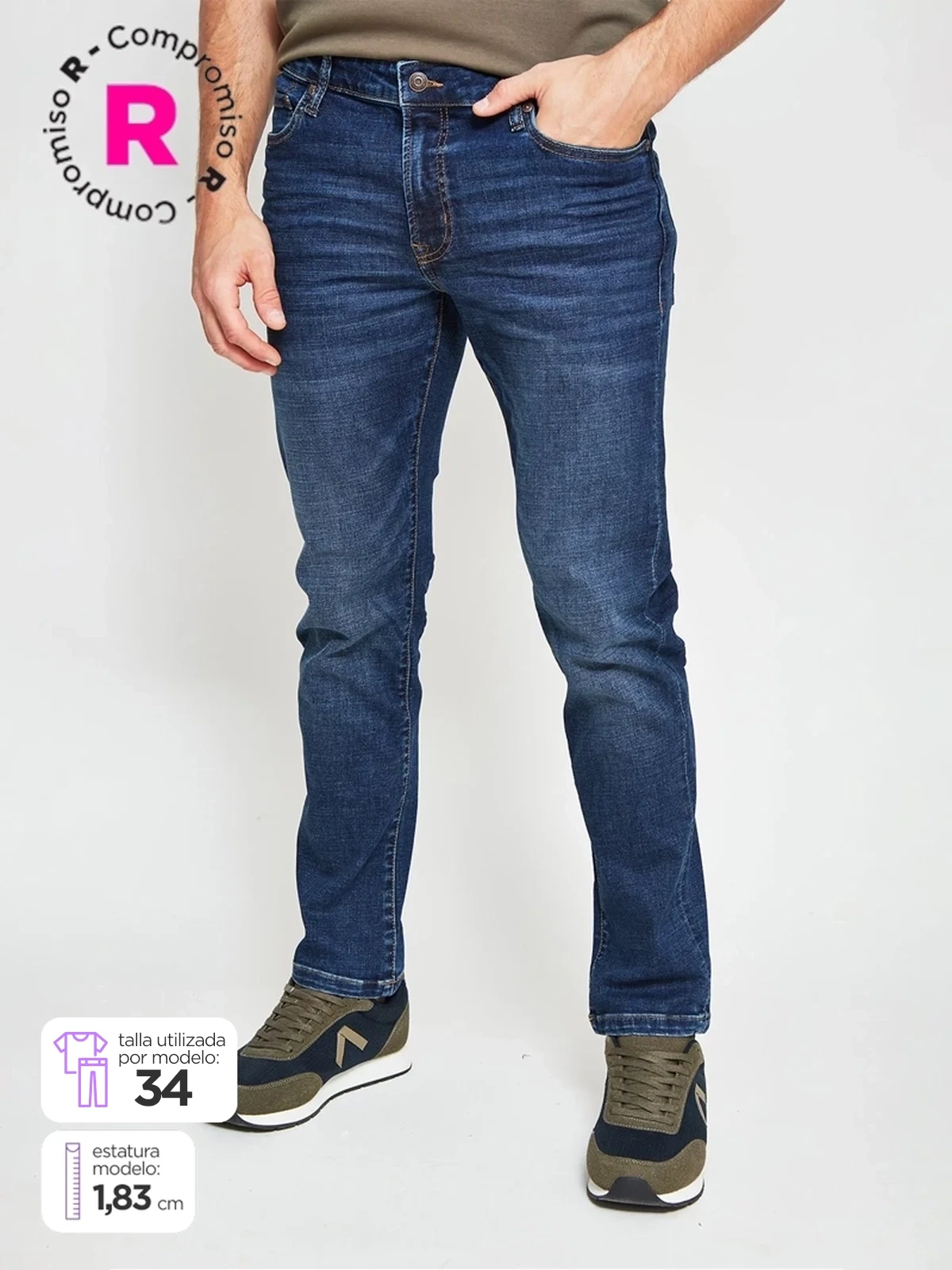 JEANS HOMBRE AERO DENIM SLIM - 1