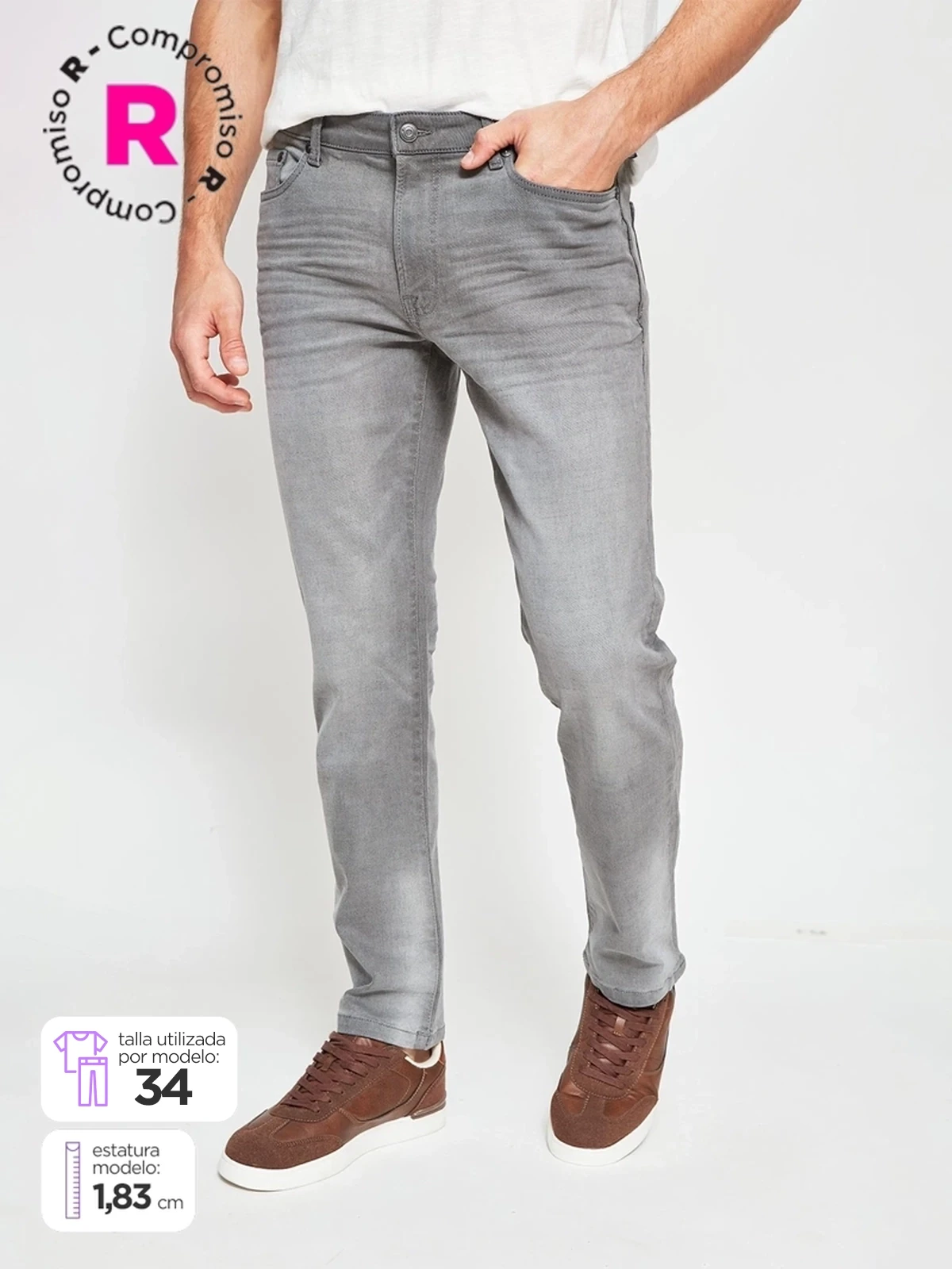 JEANS HOMBRE AERO DENIM SLIM - 1