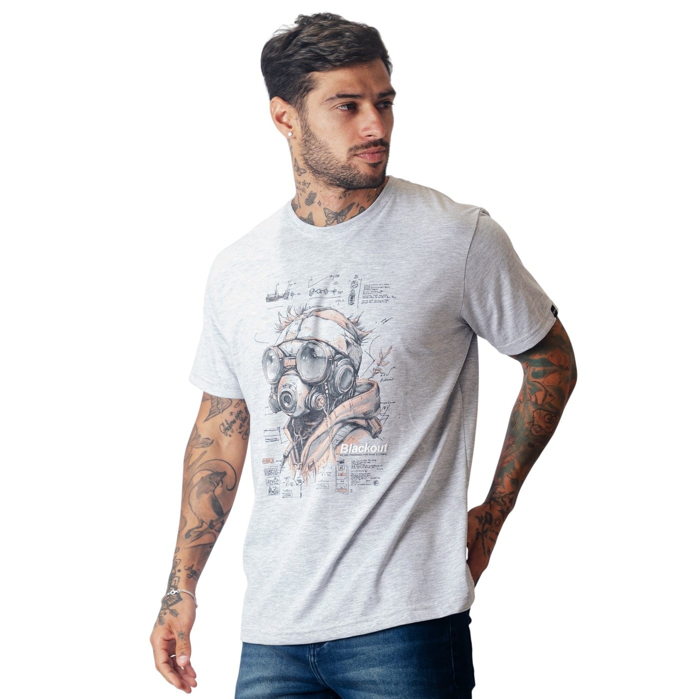 POLO MANGA CORTA HOMBRE BLACKOUT BÁSICO - 3