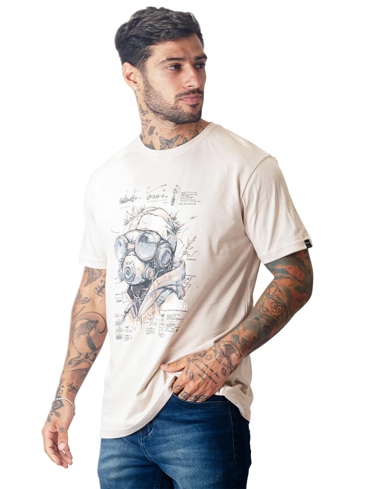 POLO MANGA CORTA HOMBRE BLACKOUT BÁSICO - 3