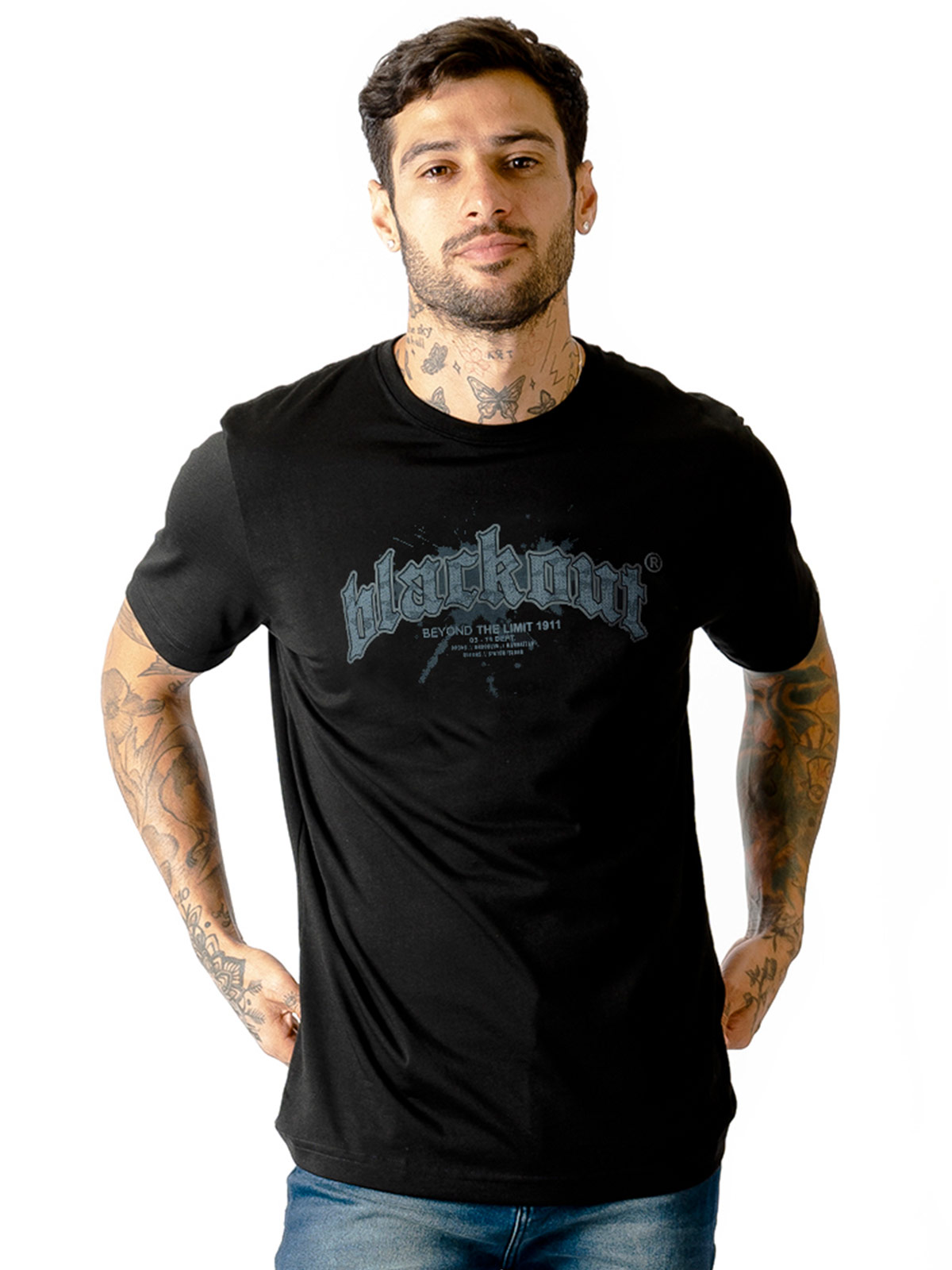 POLO MANGA CORTA HOMBRE BLACKOUT BÁSICO - 3