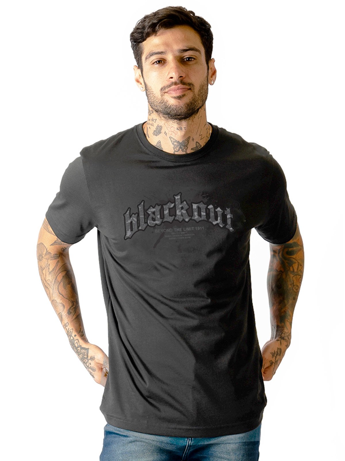 POLO MANGA CORTA HOMBRE BLACKOUT BÁSICO - 1