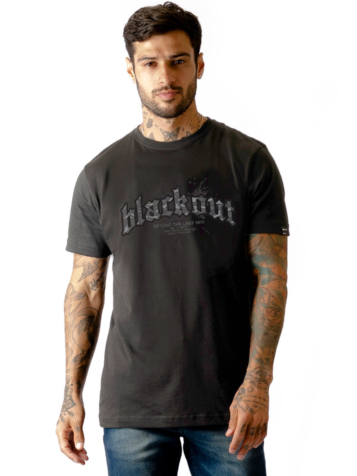 POLO MANGA CORTA HOMBRE BLACKOUT BÁSICO - 3